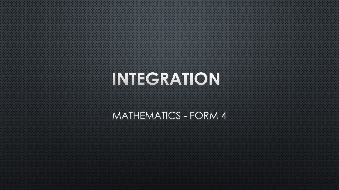 INTEGRATION